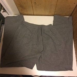 Grey sweatpants